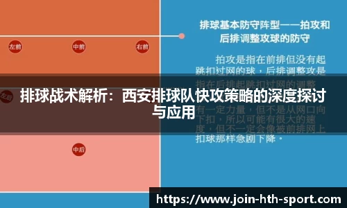 排球战术解析：西安排球队快攻策略的深度探讨与应用